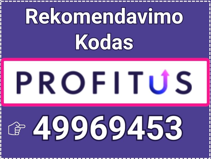 PROFITUS Rekomendavimo Kodas 49969453 (oficialus)